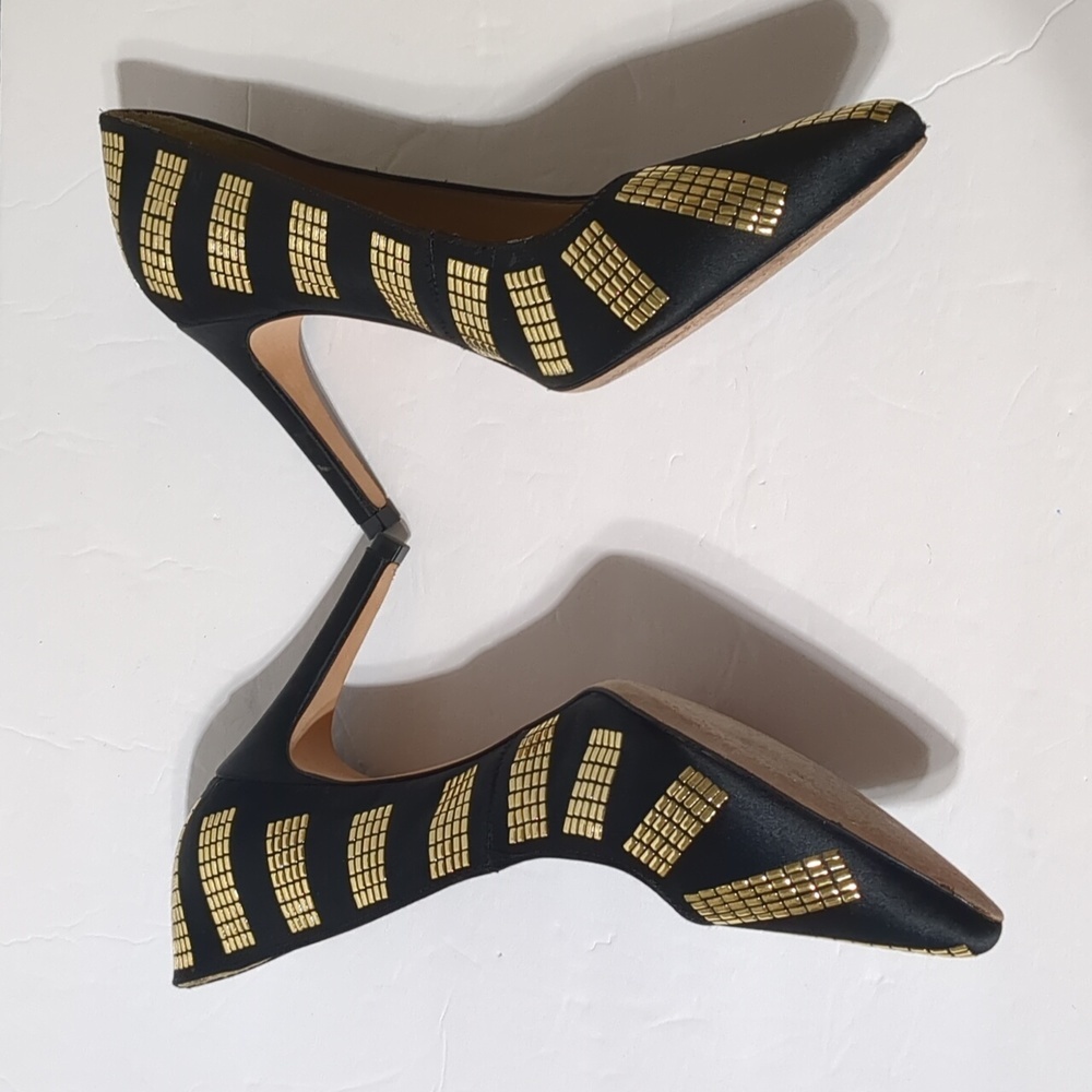 ANTONIO MELANI Vero Cuoio  heels shoes women 7.5 - Picture 4 of 12